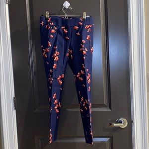 Brand new Loft 00P straight leg patterned pants